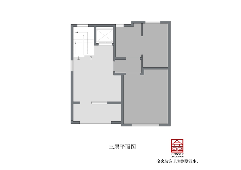 西山林语二期-三层原始平面图