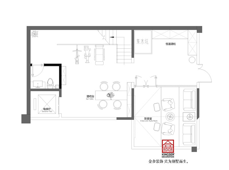 绿城桃花源300平米户型负二平面布置图