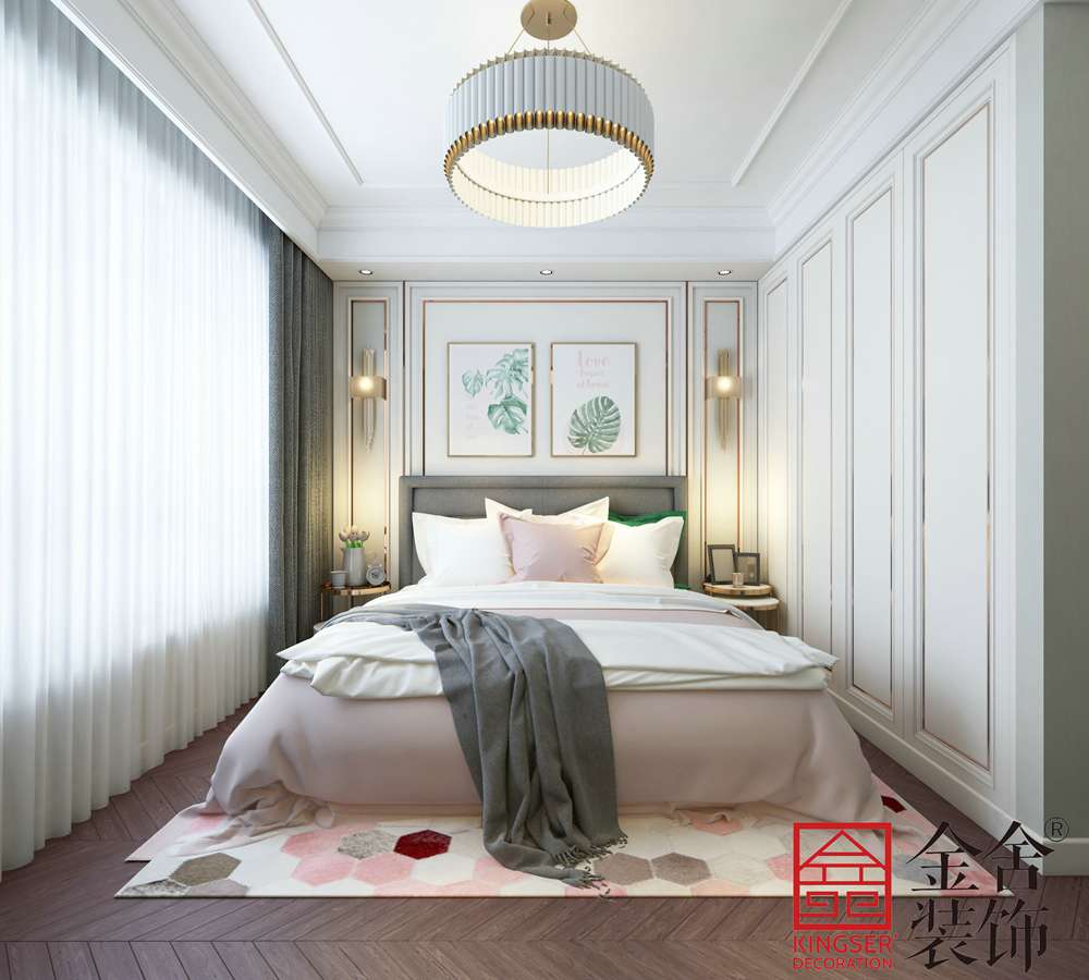 中山公馆130平米装修-轻奢风格-卧室