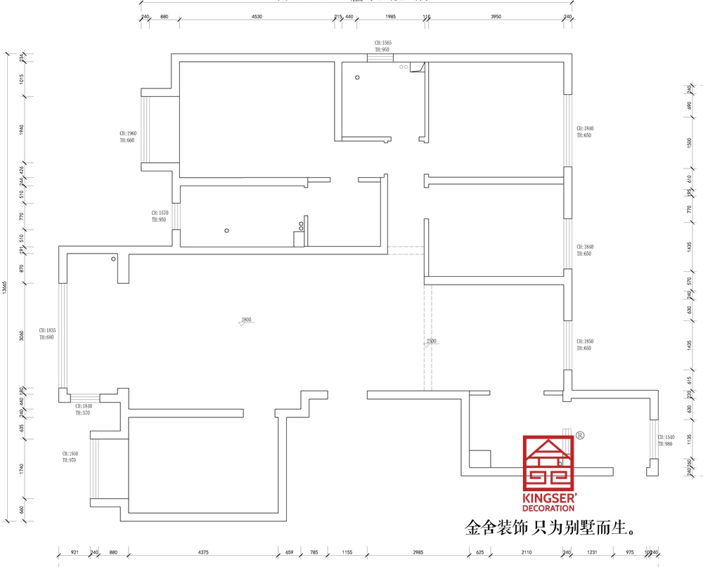 东南智汇城191平美式风格装修户型解析