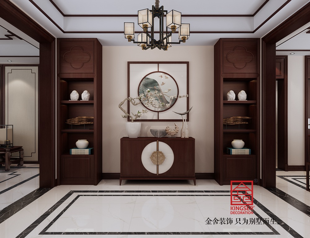 帝王国际190中式风格装修-客厅