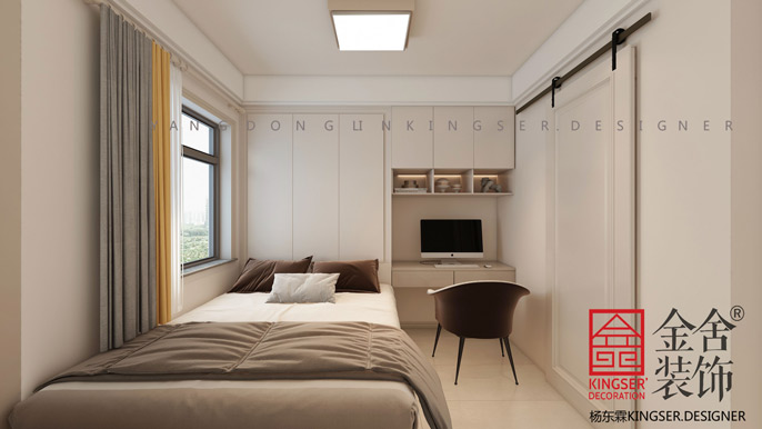 九里晴川151平米法式风格装修-卧室