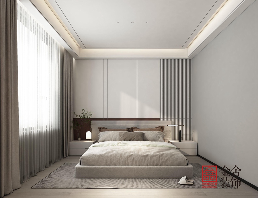 维多利亚390平米现代简约风格装修-卧室