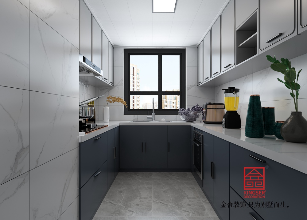翰林国际165平米新中式风格装修-厨房
