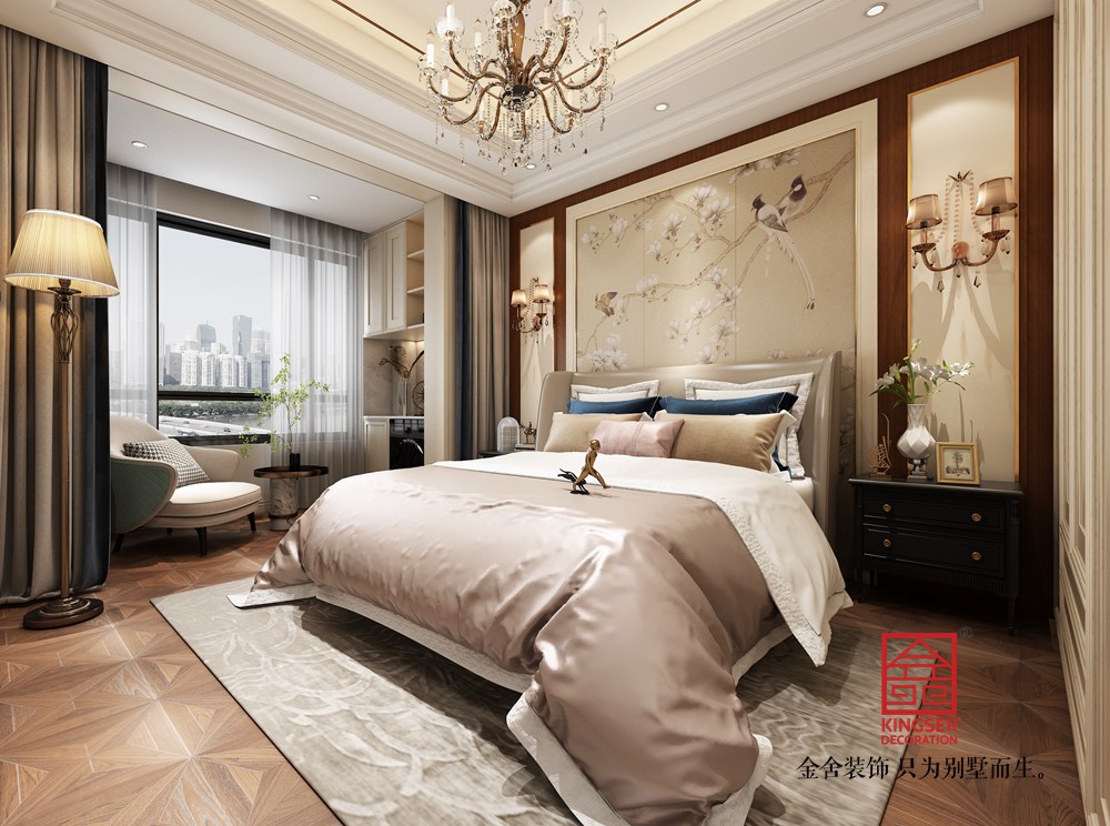 汉王府300平米欧式风格装修-卧室