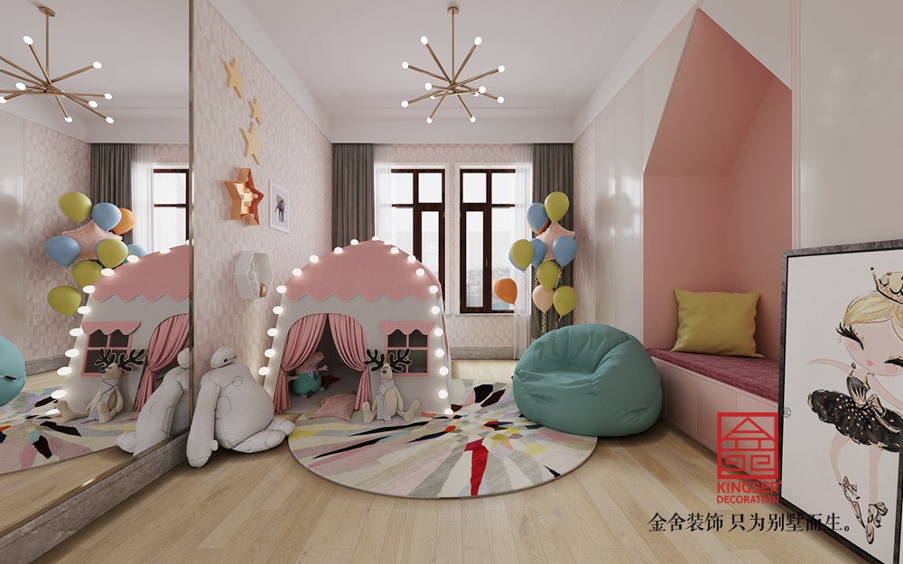 汉王府520平米现代法奢风格装修-儿童房
