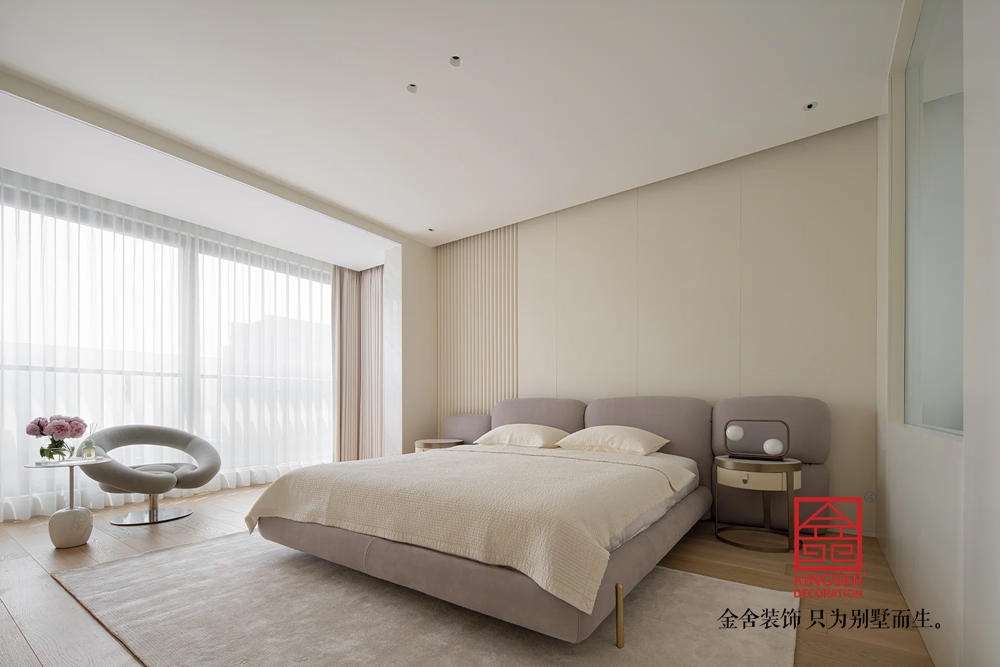 阿尔卡迪亚280平米现代极简装修-卧室