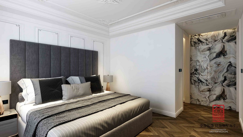 橡树湾300平米现代风格装修-卧室