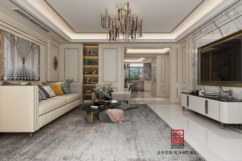 荣盛华府-美式风格-装修效果图