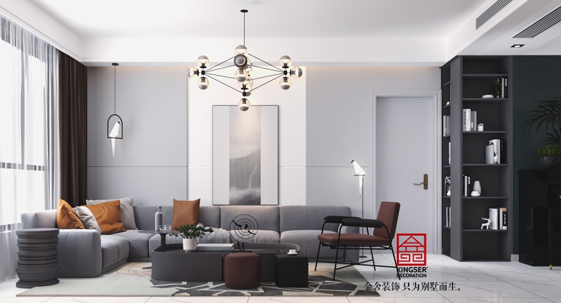 天成明月洲139平米现代简约风格设计效果图