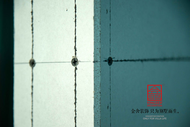 融创中心装修工地木工阶段