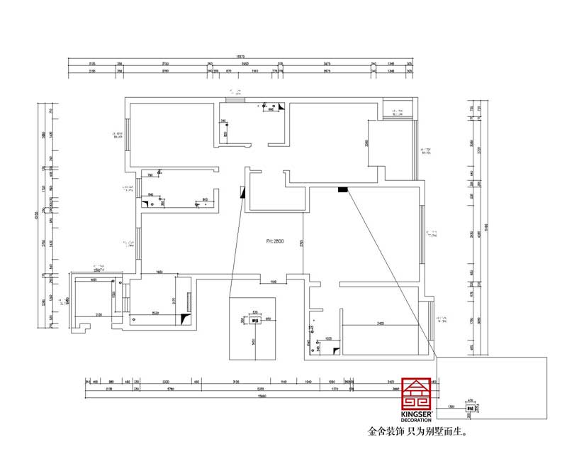 朝阳首府御园160平米三室两厅户型解析