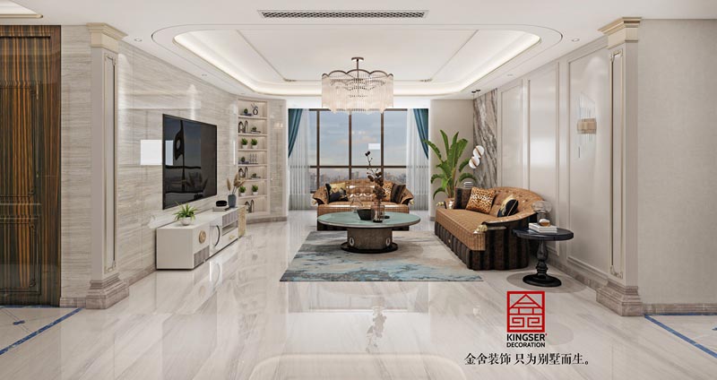 维多利亚三期装修206平米现代风格设计效果图