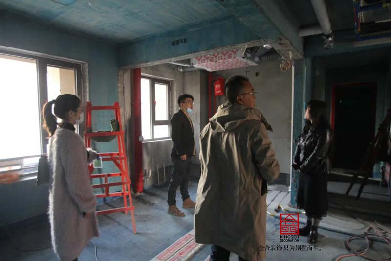 翰林甲第装修工地巡查